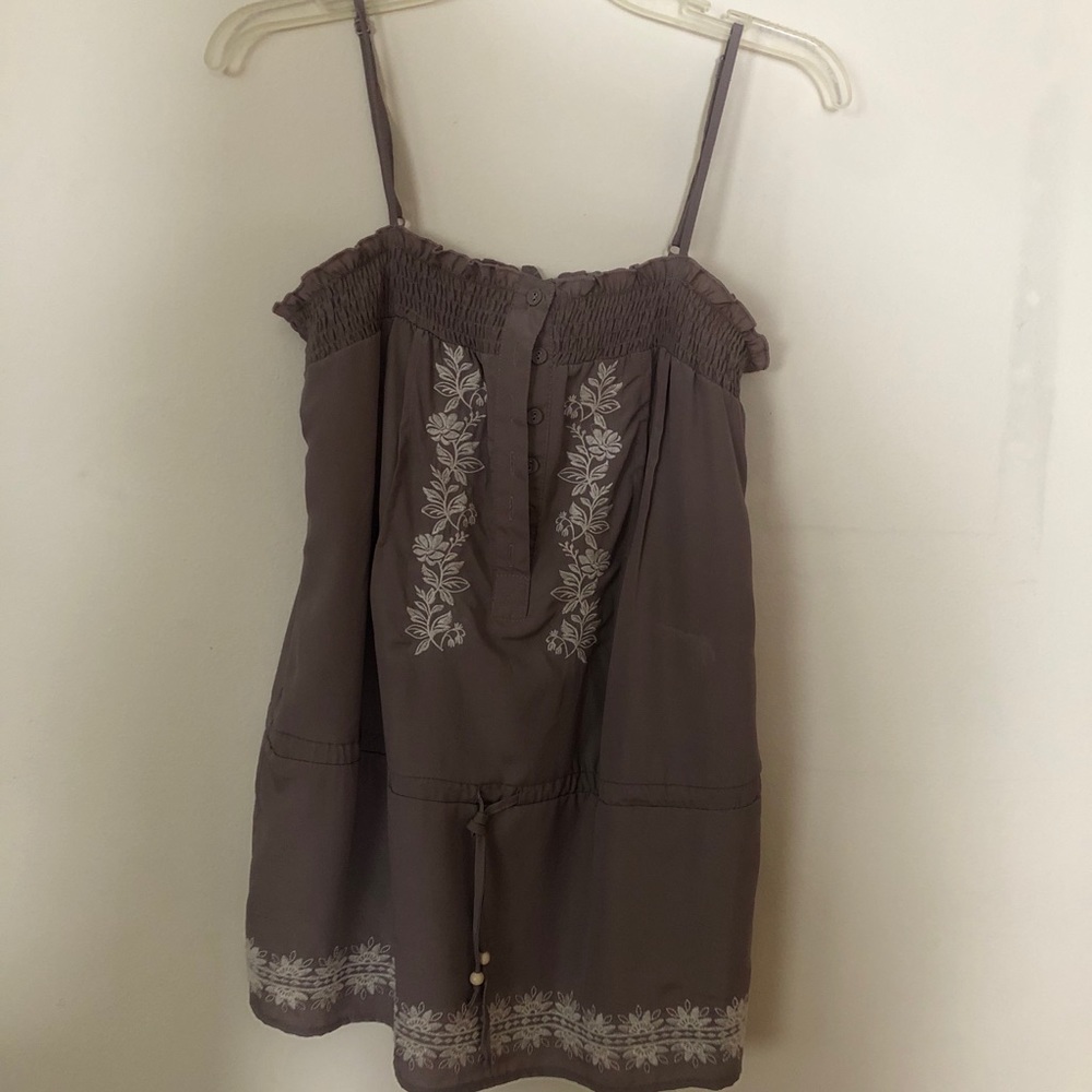 Miami brown top with adjustable string. Size s.